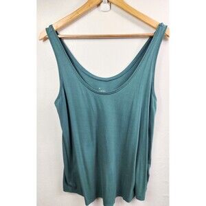 Women's A New Day Green Teal Tank Top Size Medium